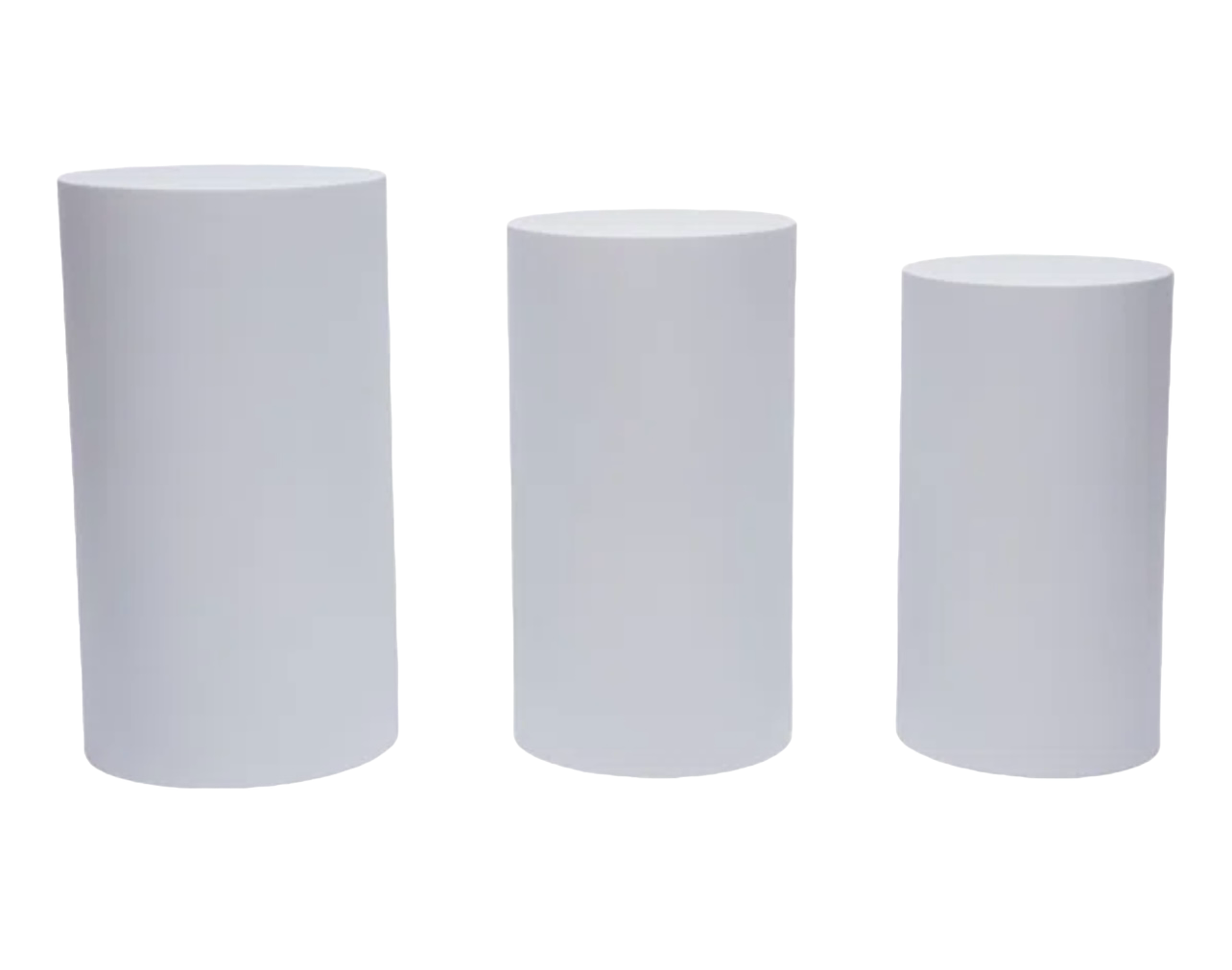 White Metal Pedestal Plinth Displays